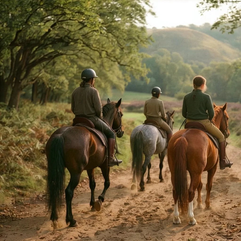 Balade à cheval en Creuse, autour de Ahun