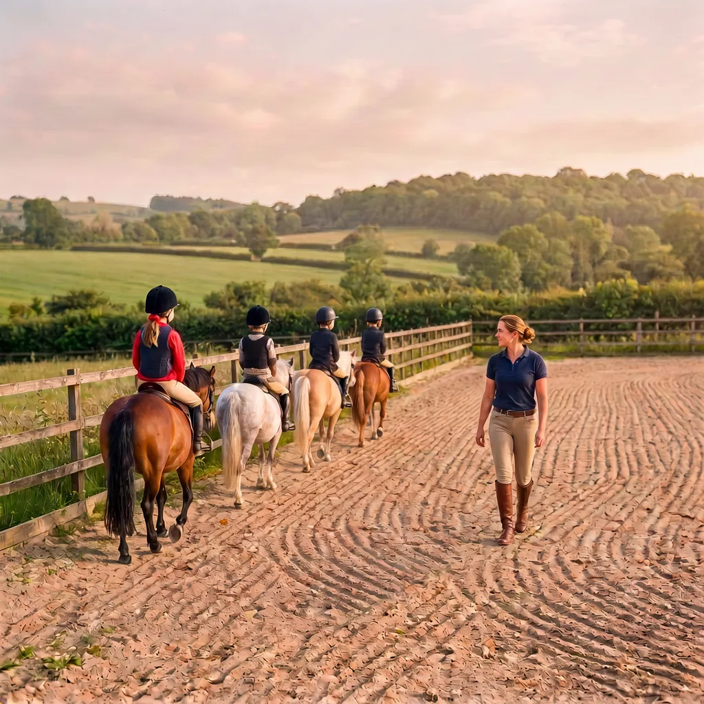 Cours de poney à Ahun, Creuse